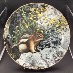 MOUNTAIN BLOOMS Collectors Plate By RS Parker-Hamilton‎ Collection-Rare Decor